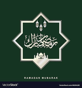 ramadan mubarak calligraphy banner