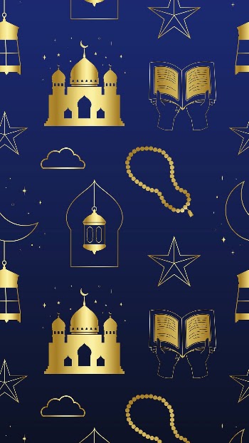 Ramadan pattern Phone wallpaper, golden | Free Photo - rawpixel