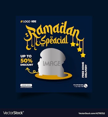 ramadan sale social media post template banners ad
