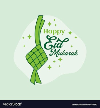 ramadhan with iconic traditional ketupat food
