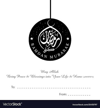 Ramdan mubarak card-03 vector image