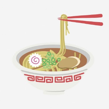 Ramen noodle bowl clipart illustration. | Free Photo - rawpixel