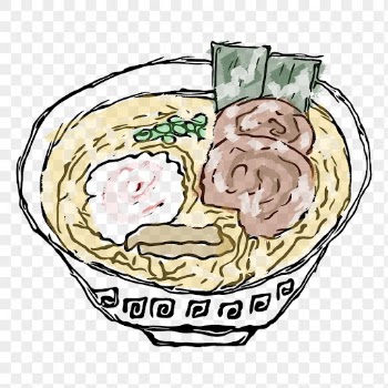 Ramen noodle bowl png sticker, | Free PNG - rawpixel