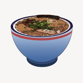 Ramen noodle clipart, Japanese food | Free Photo - rawpixel