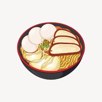 Ramen noodle clipart, Japanese food | Free PSD - rawpixel