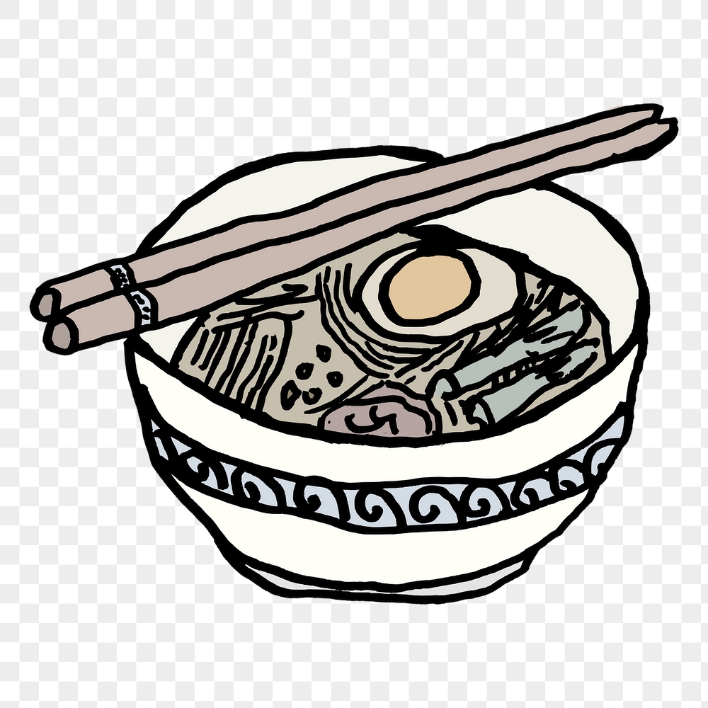 Ramen noodle png sticker, Japanese | Free PNG - rawpixel