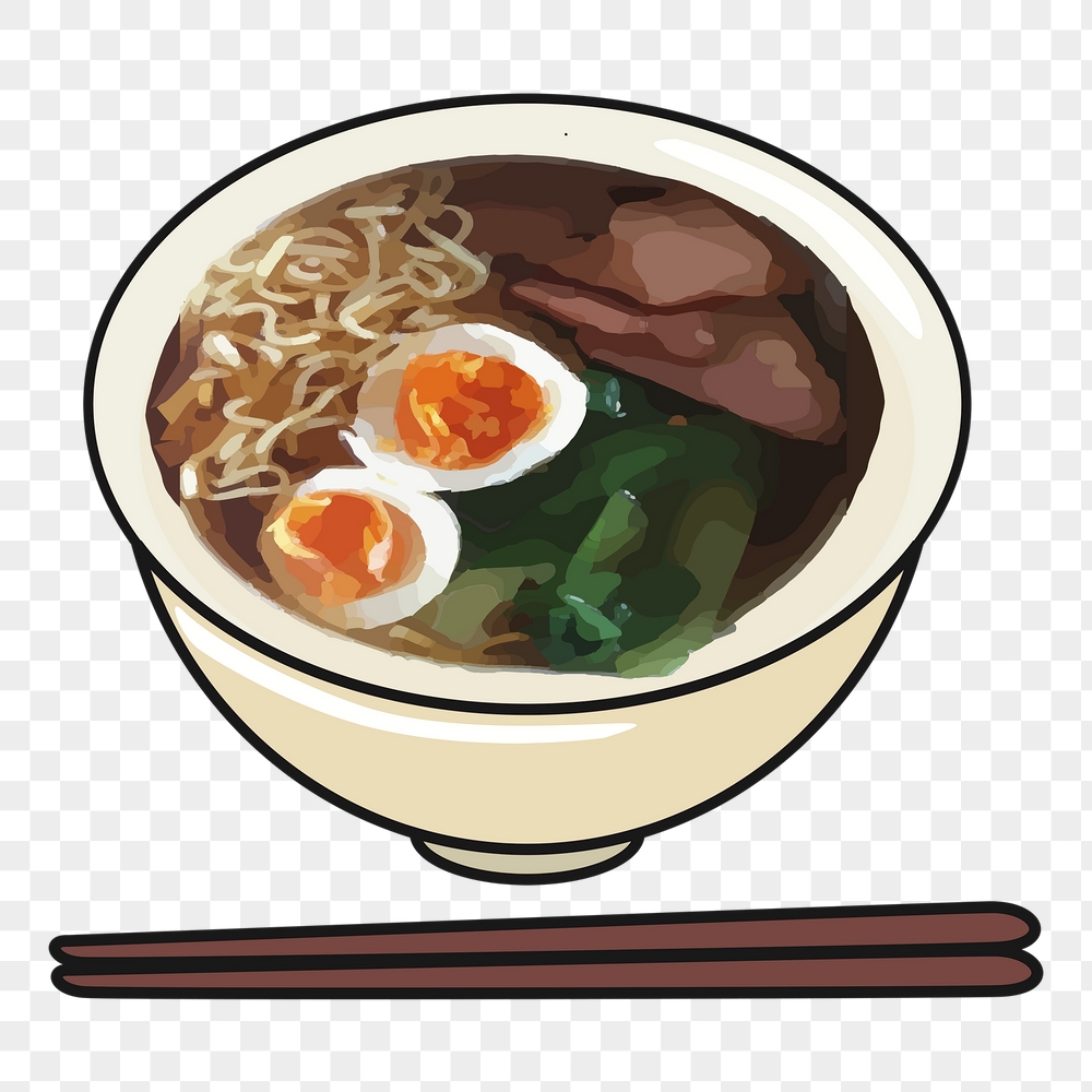 Ramen noodle png sticker, Japanese | Free PNG - rawpixel