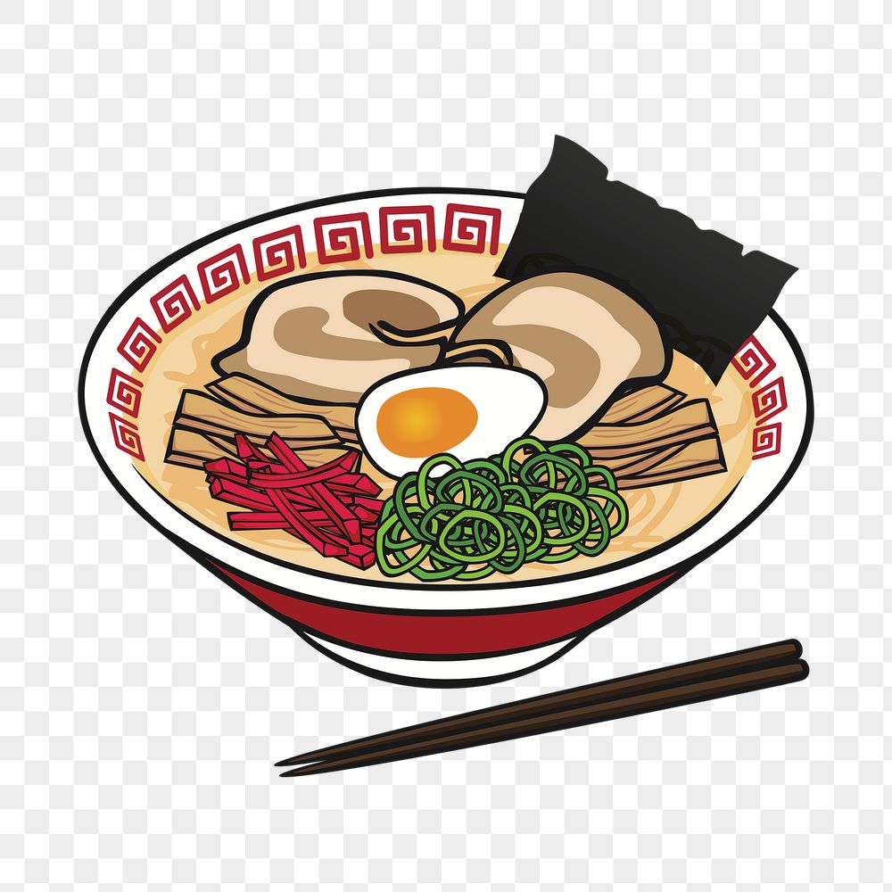 Ramen noodle png sticker, Japanese | Free PNG - rawpixel