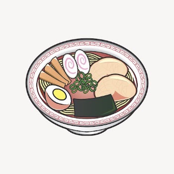 Ramen noodle sticker, Japanese food | Free Vector - rawpixel