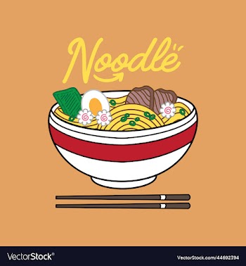 ramen noodles on bowl