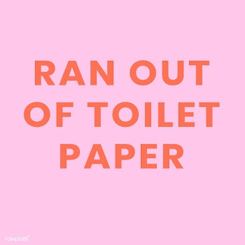 Ran out of toilet paper, self quarantine activity design element | Free  vector - 2316539