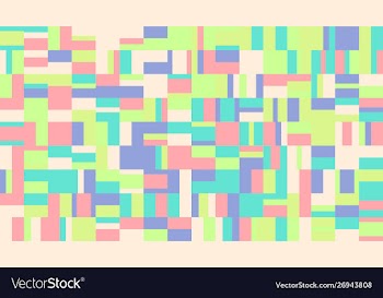Random abstract chaotic geometrical mosaic vector image