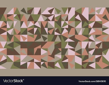 Random abstract chaotic triangular mosaic pattern vector image