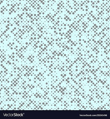 Random abstract halftone circle pattern vector image
