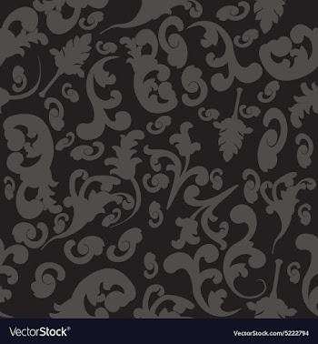 Random-black-floral vector image