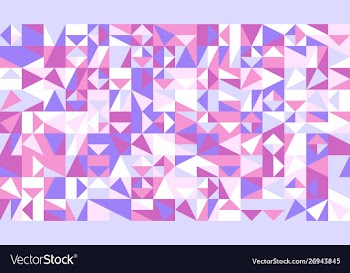 Random colorful abstract geometrical triangle vector image