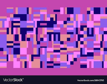 Random colorful abstract rectangular mosaic vector image