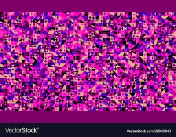 Random colorful polygonal mosaic pattern webpage vector image
