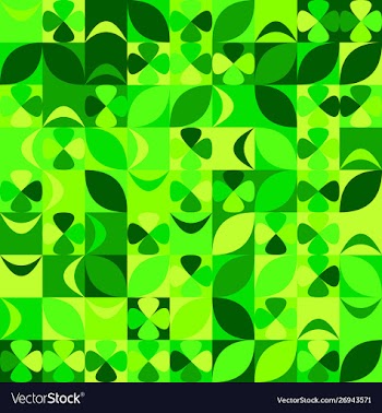 Random curved shape pattern background - colorful vector image