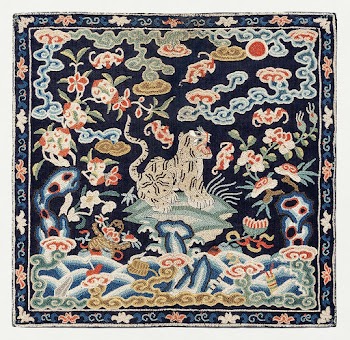 Rank Badge (Buzi) of the Fourth Military Rank with Tiger during Qing dynasty (1644&ndash;1912), early 19th century
Textiles. Original from the Los Angeles County Museum of Art. Digitally enhanced by rawpixel.