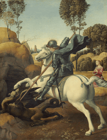 Raphael's Saint George and the Dragon | Free Photo - rawpixel