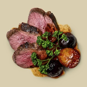 Rare cooked meat on beige | Free Photo - rawpixel