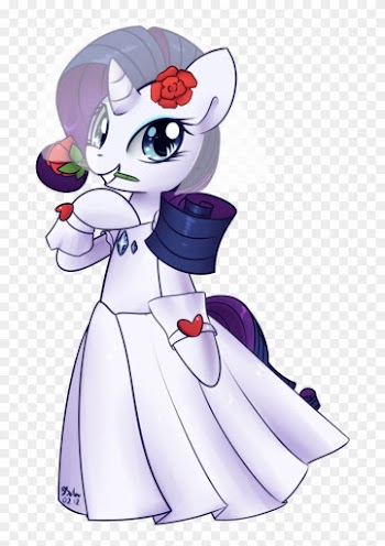 Rarity Rainbow Dash Pinkie Pie Clothing White Mammal - My Little Pony Rarity Wedding Dress