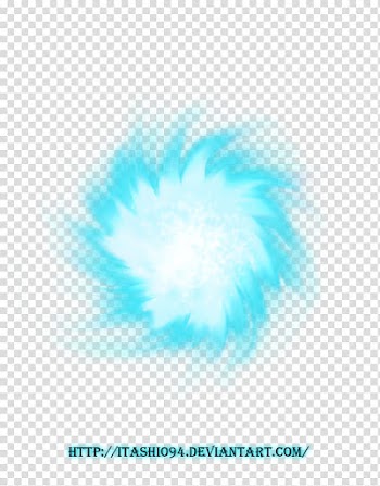 Rasengan, blue abstract transparent background PNG clipart