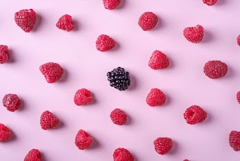Raspberries and Blackberry