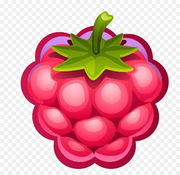 Raspberry, Berries, Fruit, Seedless Fruit PNG