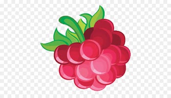 Raspberry Fruity Popper Blobby Volleyball - raspberry 