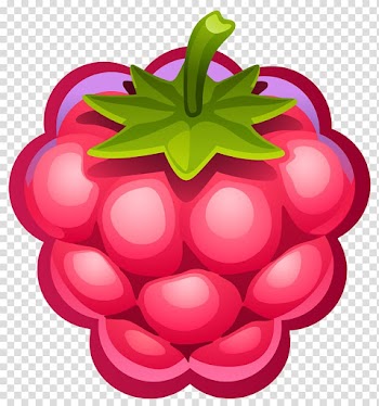 Raspberry graphic art, Blueberry pie Muffin Fruit , Large Painted Raspberry transparent background PNG clipart
