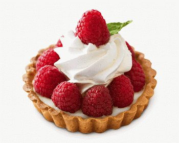 Raspberry tart isolated dessert image | Free Photo - rawpixel