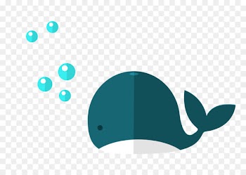 Raster graphics Wallpaper - Vector cartoon whale material 