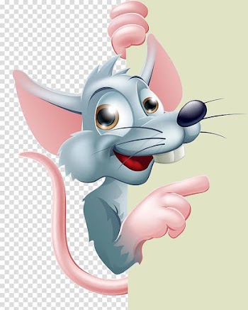 Rat Cartoon Illustration, Cartoon animals steal sight transparent background PNG clipart