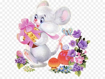 Rat Computer mouse Murids Clip art - White Mouse with Cheese png Picture 