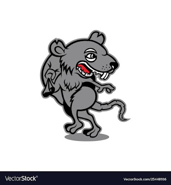 Rats carrying sacks vector image
