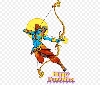 Ravana Ramayana Lakshmana Illustration - Dussehra PNG Image 