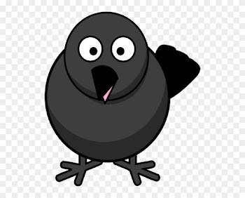 Raven Crow Black Bird Clip Art At Vector Clip Art - Chicken Nuggets Clipart