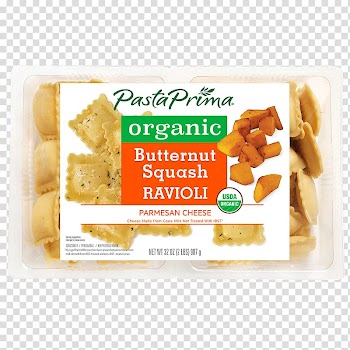 Ravioli Pasta Organic food Vegetarian cuisine Butternut squash, pumpkin transparent background PNG clipart