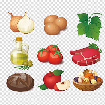 Raw foodism Ingredient , fruits and vegetables transparent background PNG clipart