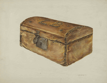 Rawhide Chest (ca.1937) by Gerald | Free Photo - rawpixel