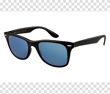 Ray-Ban Wayfarer Sunglasses Sunglass Hut Polarized light, gray frame transparent background PNG clipart