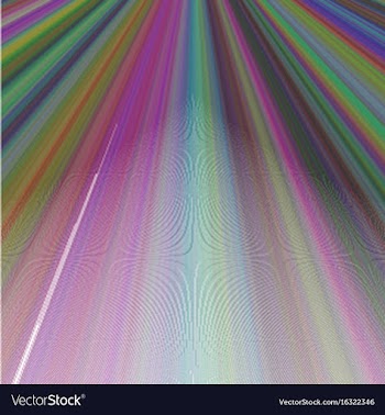 Ray light background design - graphic from lines vector image