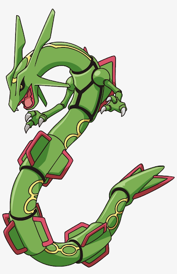 Rayquaza Transparent Chill Clip Free Stock - Pokemon That Looks ...