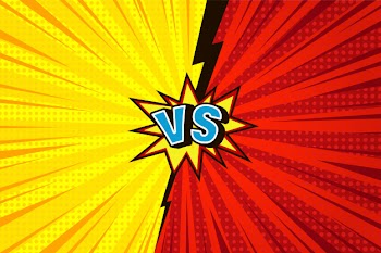 Rays and halftone versus background Free Vector