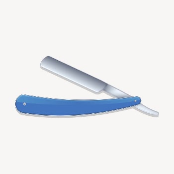 Razor blade clipart, object illustration | Free Vector - rawpixel