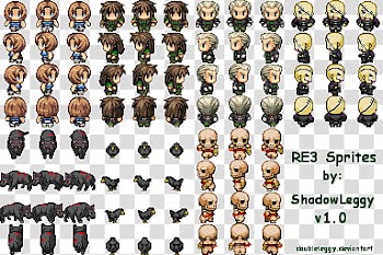 RE + Monster Sprites v., animated illustration transparent background PNG clipart