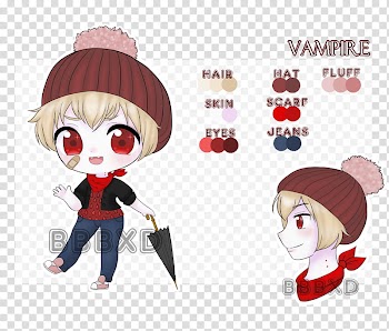 RE OPENED Autumn Vampire Adoptable transparent background PNG clipart