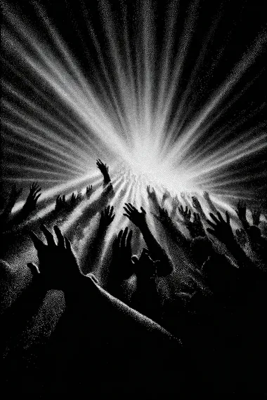 Reaching Hands in Shadows Reaching Hands in Shadows